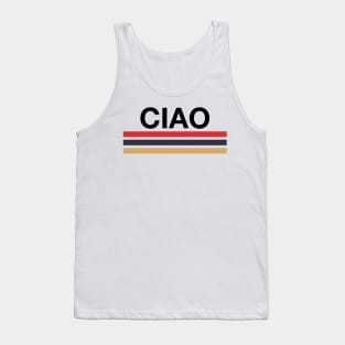 Ciao! Cute vintage design with bold type Tank Top